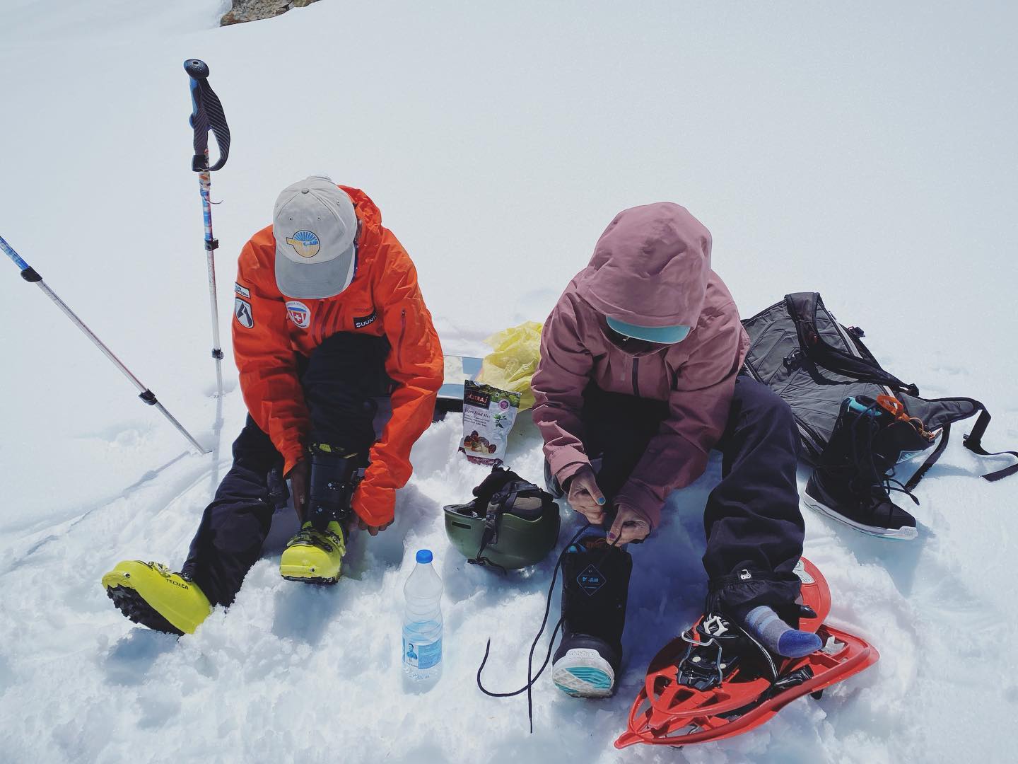 Snow jackets and boots for men and women