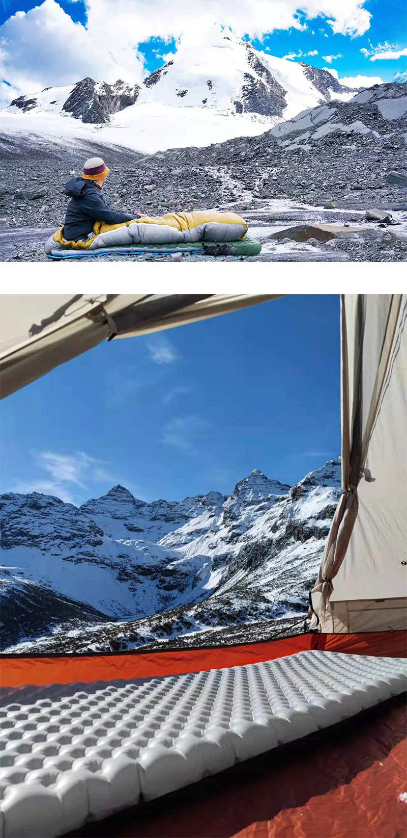 Light Tour Ultralight R4.2/R7.5 Insulated Sleeping Pad 20D Nylon