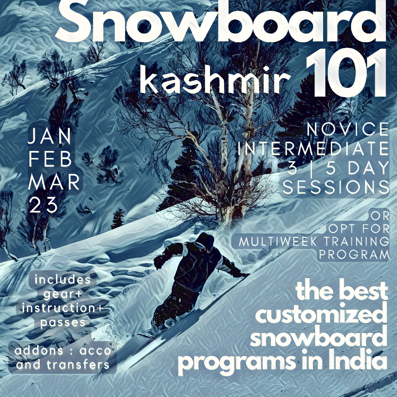 Basic | Intermediate Snowboard Course