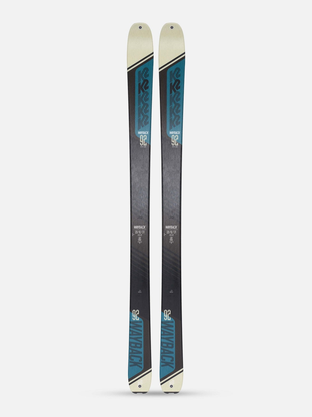 K2 Wayback Men's Skis — official K2 product photo