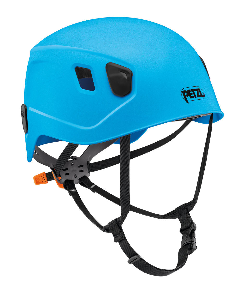 Petzl Panga Helmet in blue color for bulk groups, ziplining or industrial safety