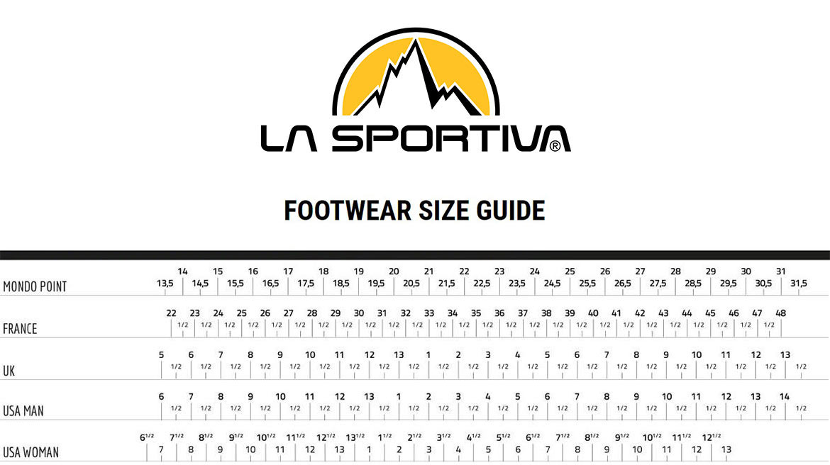 LA SPORTIVA FOOTWEAR SIZE Skimo.in