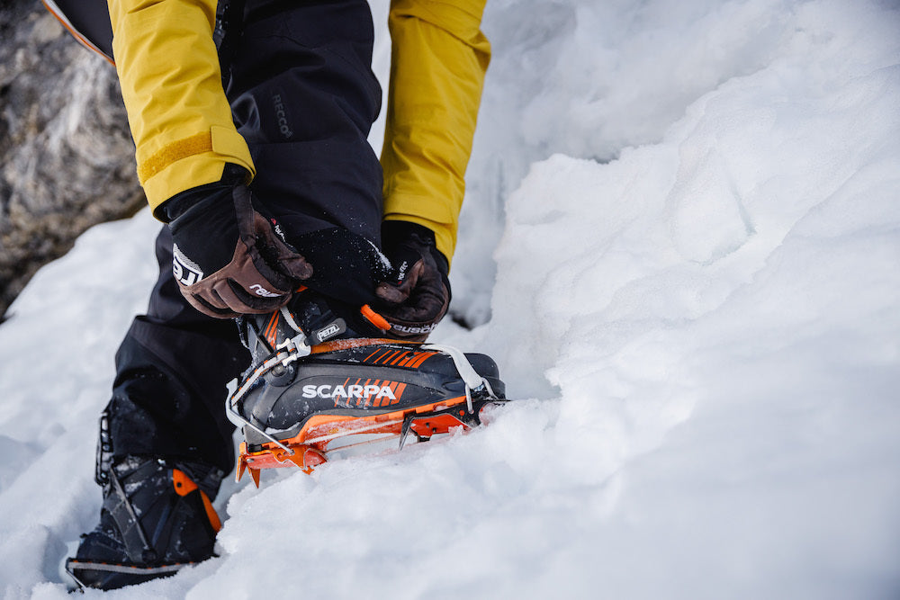 Ice Climbing in Ski Boots?