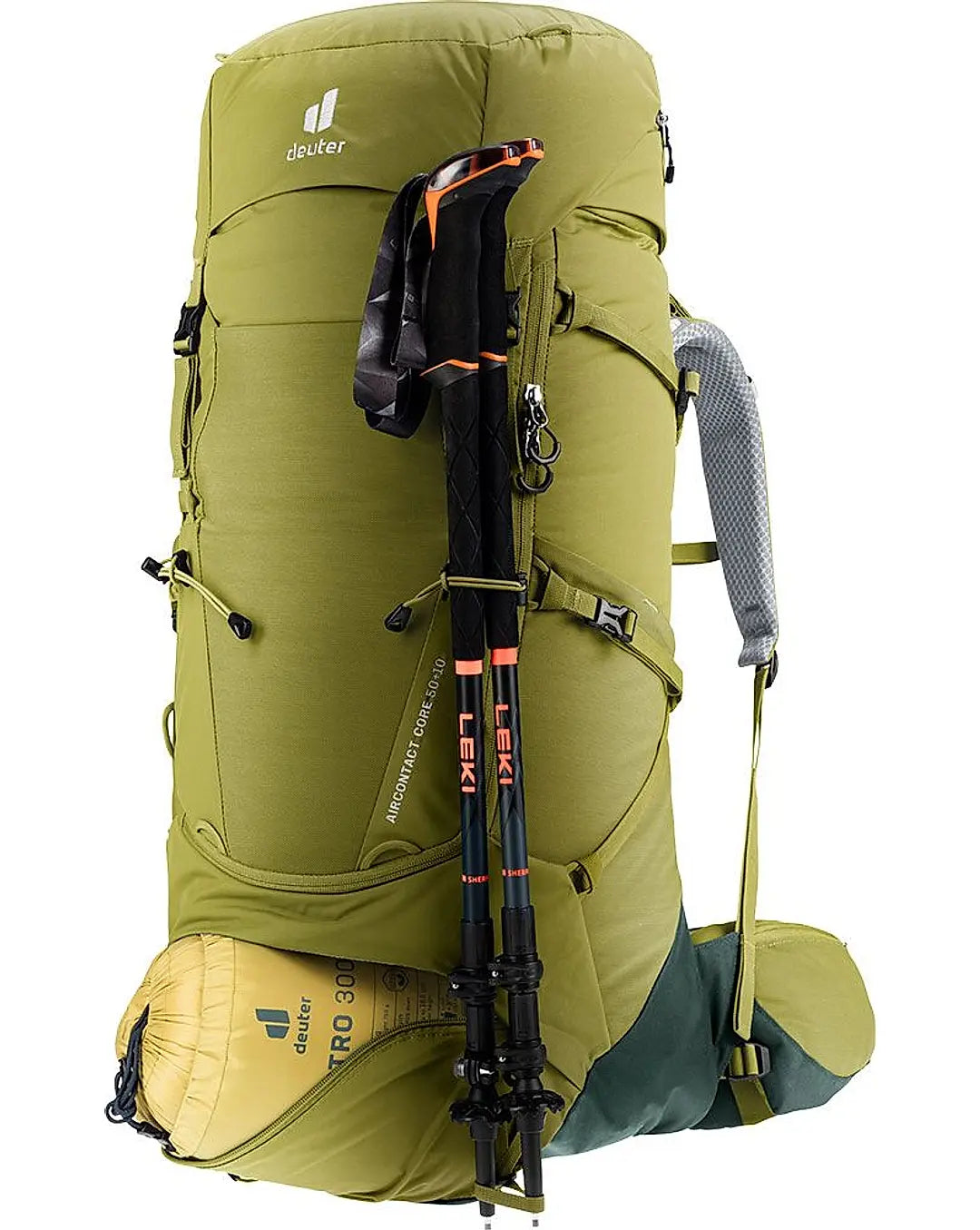 DEUTER GREEN AIRCONTACT CORE 50+10 BACKPACK