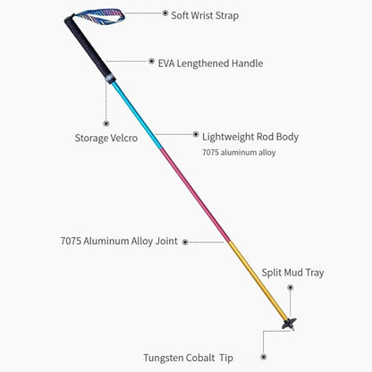 Aonijie Ultralight 7075 Aluminum Trekking Poles