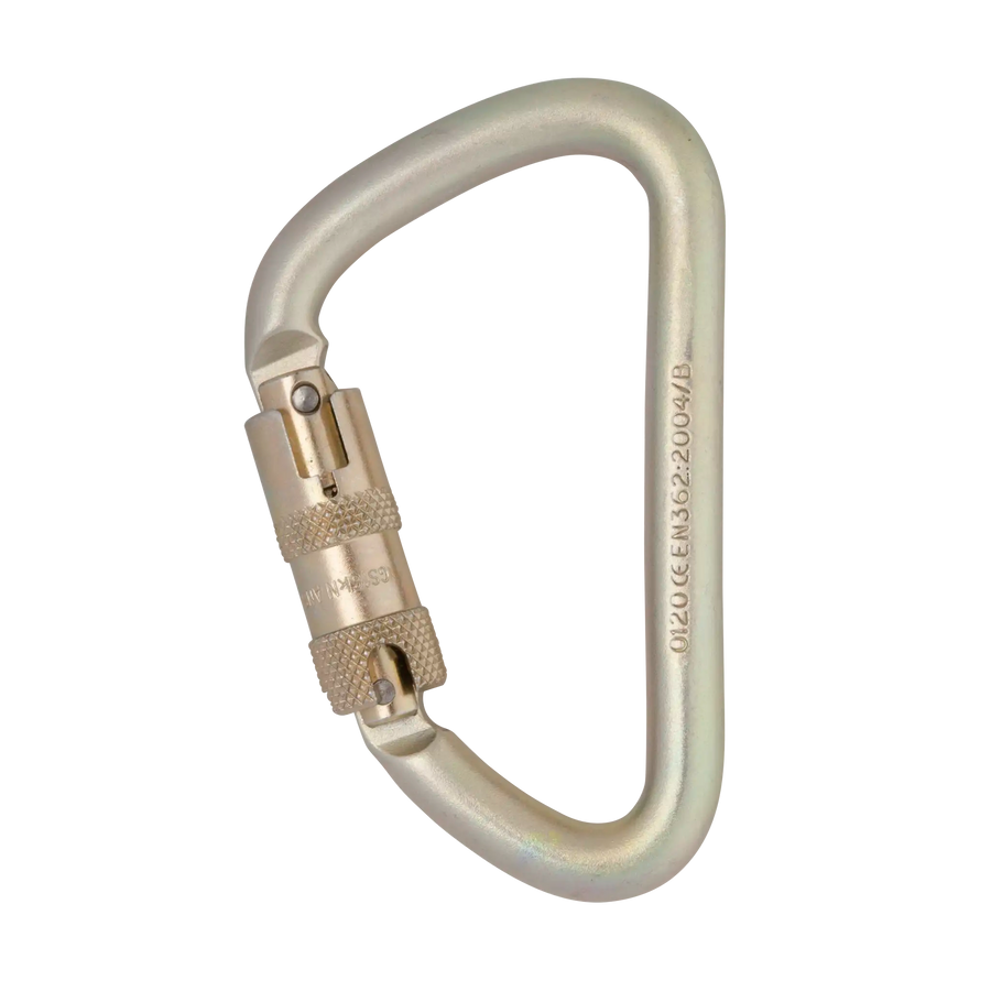 DMM 12mm Steel Klettersteig Carabiner - Kwiklock ANSI