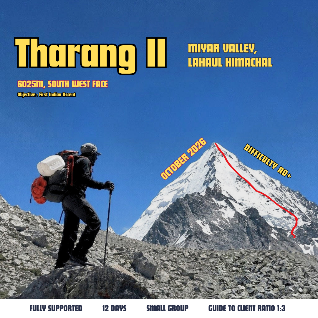 Tharang II 6,021m – Southwest Face Expedition