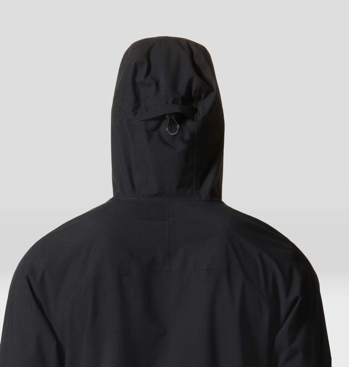 Mountain Hardwear Men Black Dry.Q Stretch Ozonic Rain Jacket