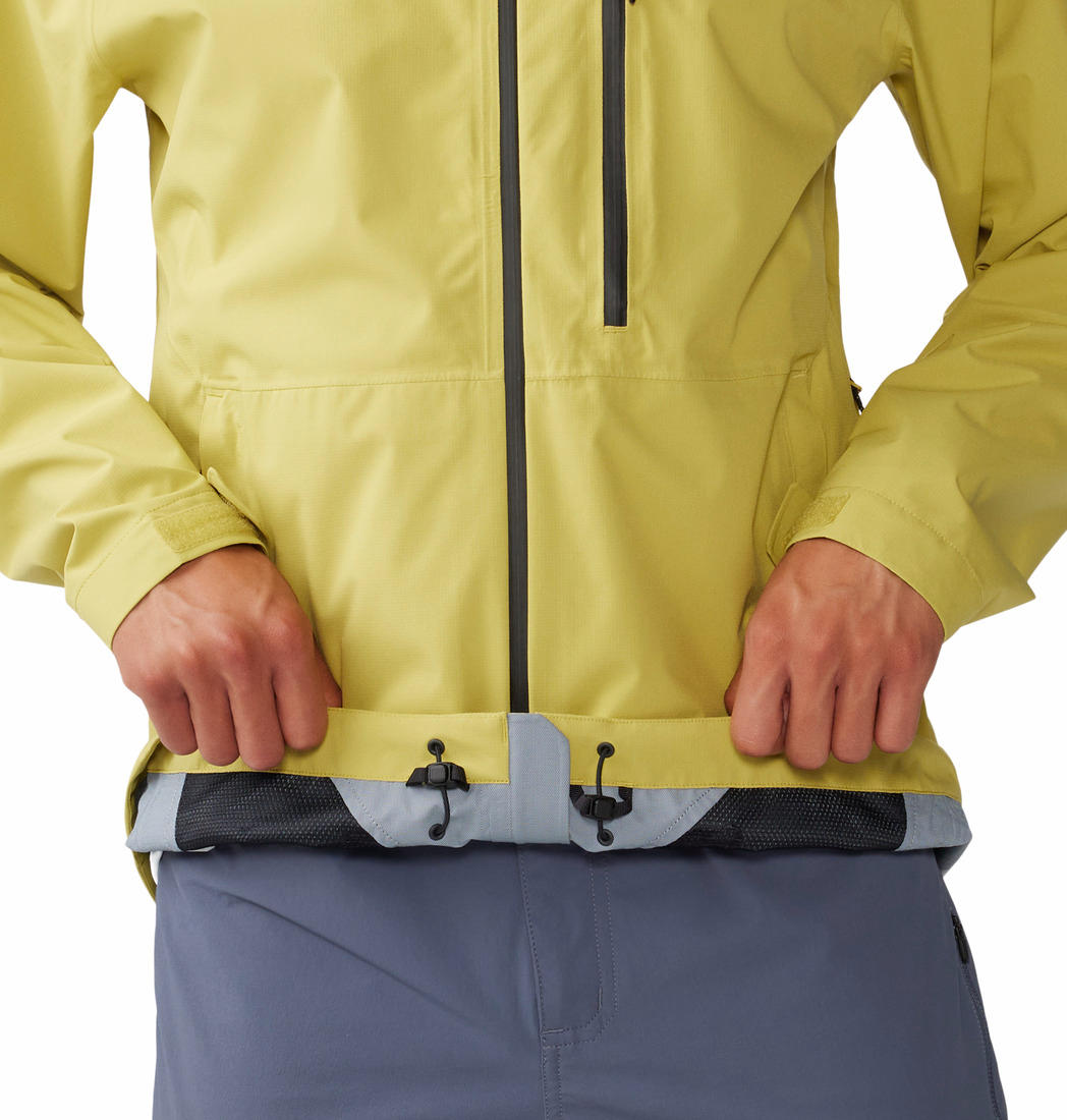 Mountain Hardwear Men’s Green Stretch Ozonic Jacket – Weatherproof & Sustainable
