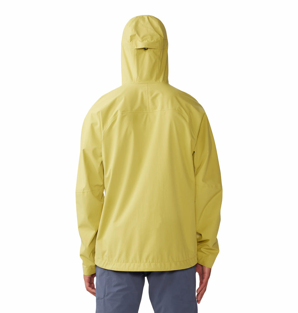 Mountain Hardwear Men’s Green Stretch Ozonic Jacket – Weatherproof & Sustainable