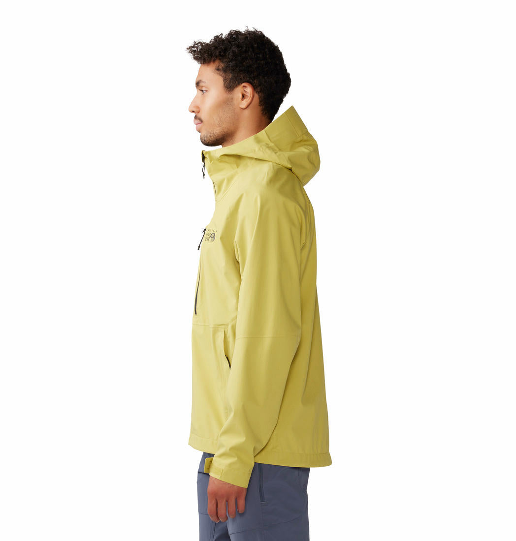 Mountain Hardwear Men’s Green Stretch Ozonic Jacket – Weatherproof & Sustainable