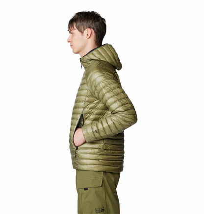 Mountain Hardwear Men Green Ghost Whisperer Down Jacket