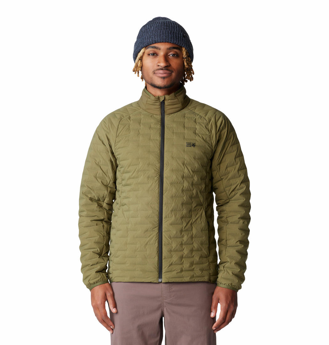Mountain Hardwear Men Green Stretchdown Light Down Jacket