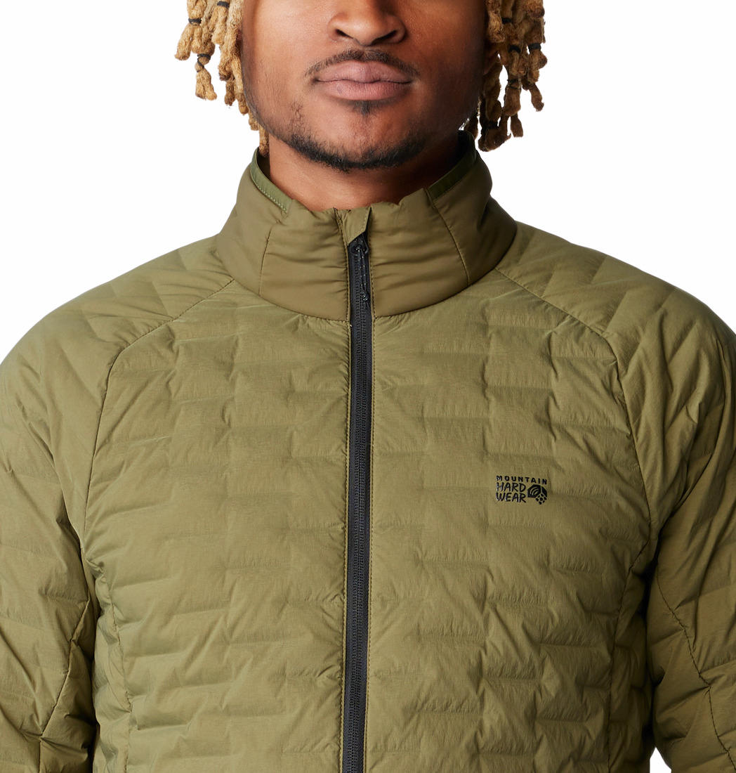 Mountain Hardwear Men Green Stretchdown Light Down Jacket