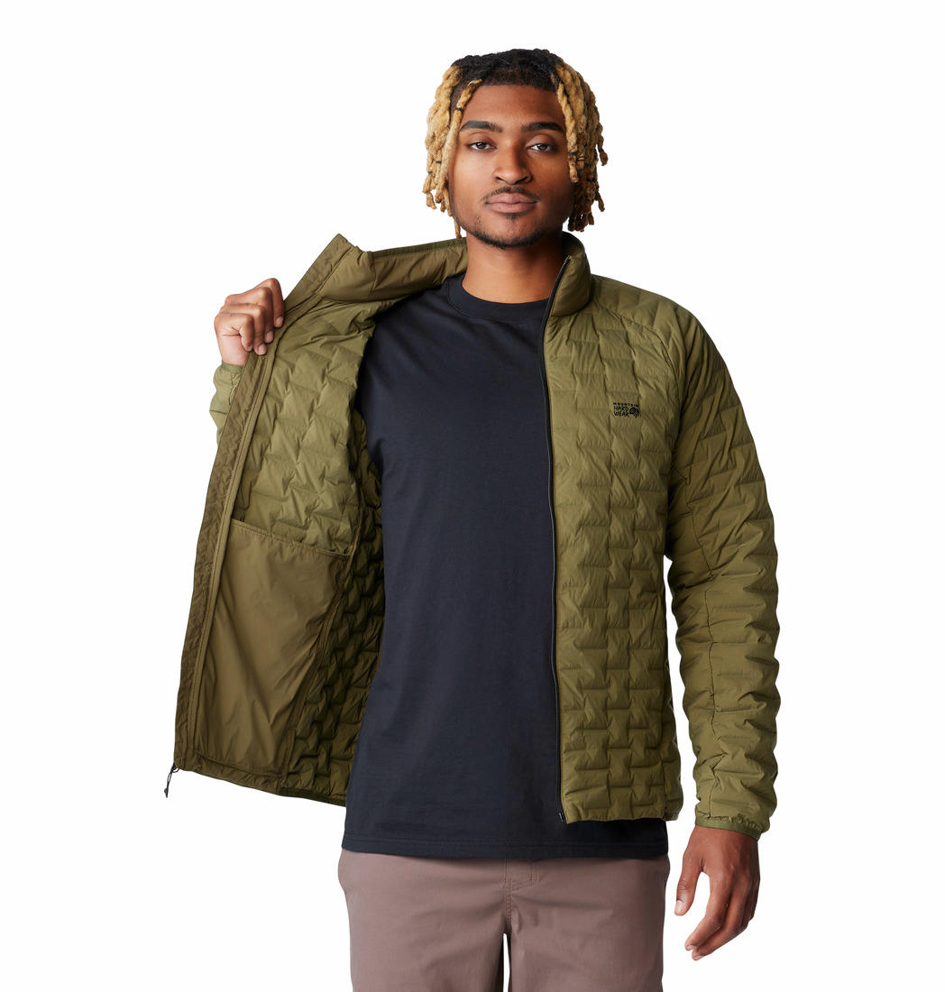 Mountain Hardwear Men Green Stretchdown Light Down Jacket