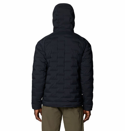 Mountain Hardwear Men Black Stretchdown Hooded Jacket