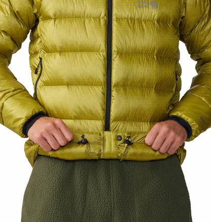 Mountain Hardwear Men Green Phantom Alpine Down Jacket