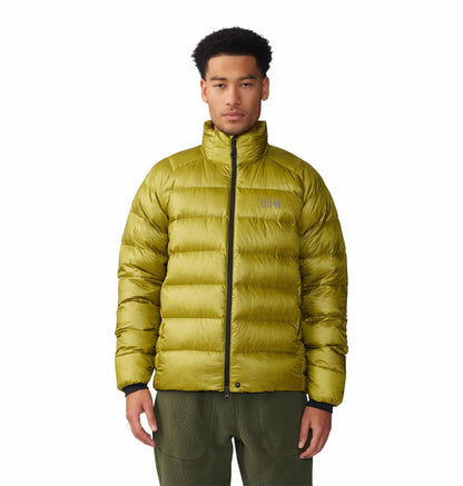 Mountain Hardwear Men Green Phantom Alpine Down Jacket