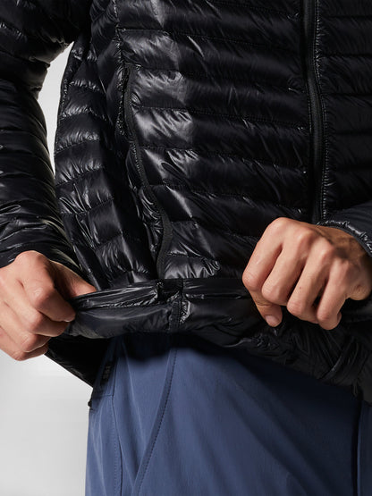 Mountain Hardwear Men Black Q.Shield Ghost Whisperer Down Jacket
