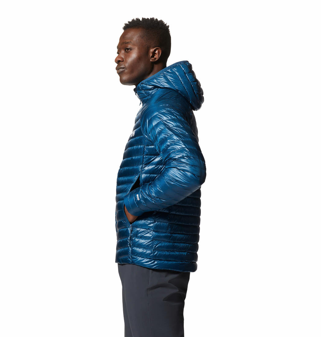 Mountain Hardwear Men Blue Q.Shield Ghost Whisperer Down Jacket