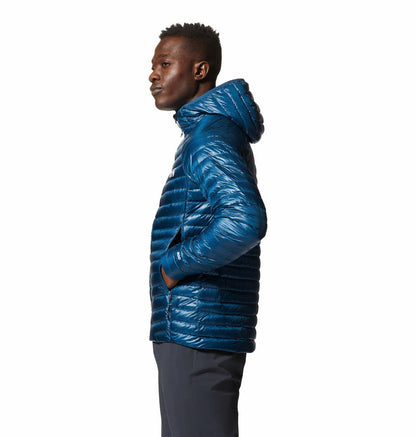 Mountain Hardwear Men Blue Q.Shield Ghost Whisperer Down Jacket