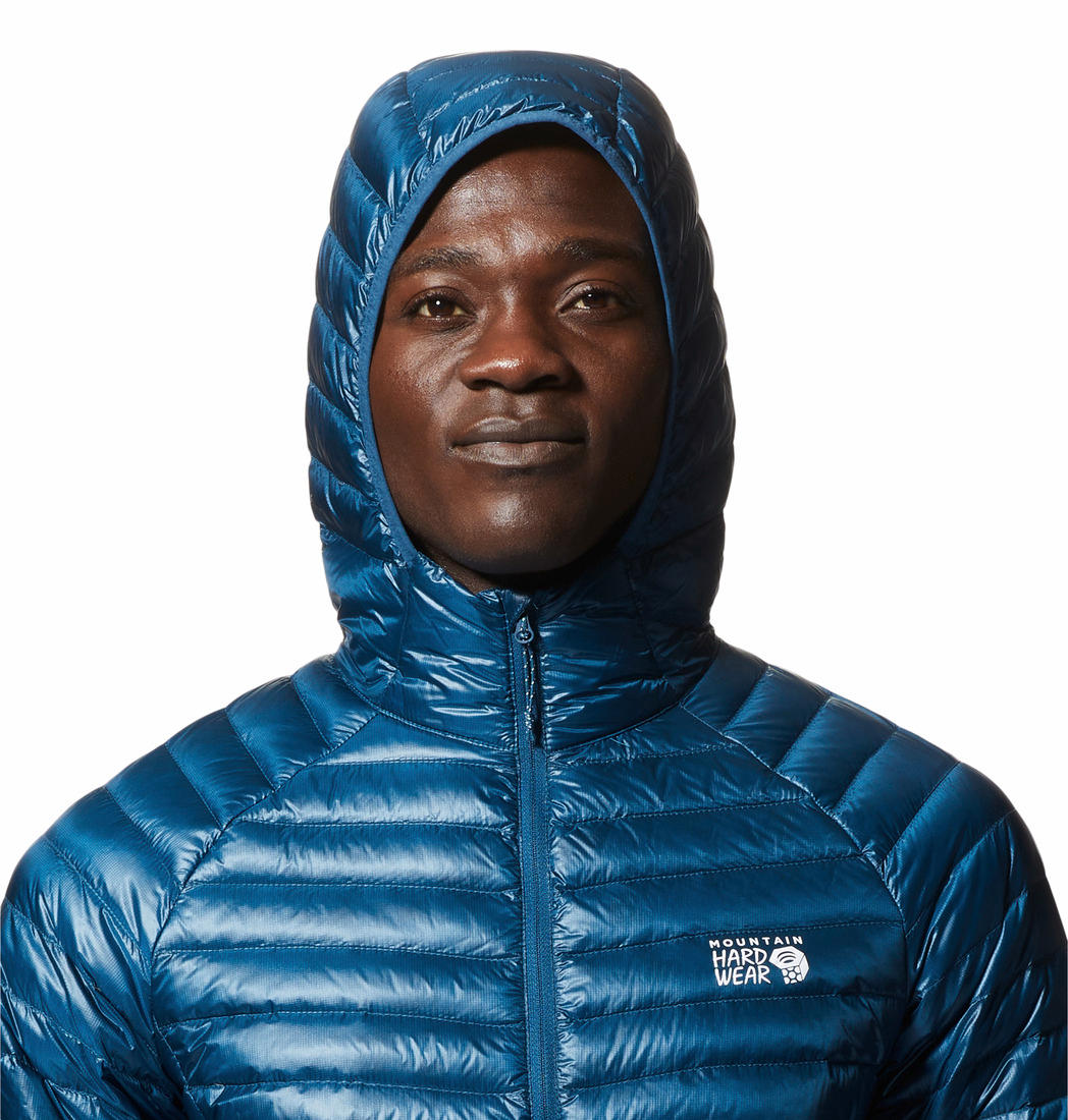 Mountain Hardwear Men Blue Q.Shield Ghost Whisperer Down Jacket