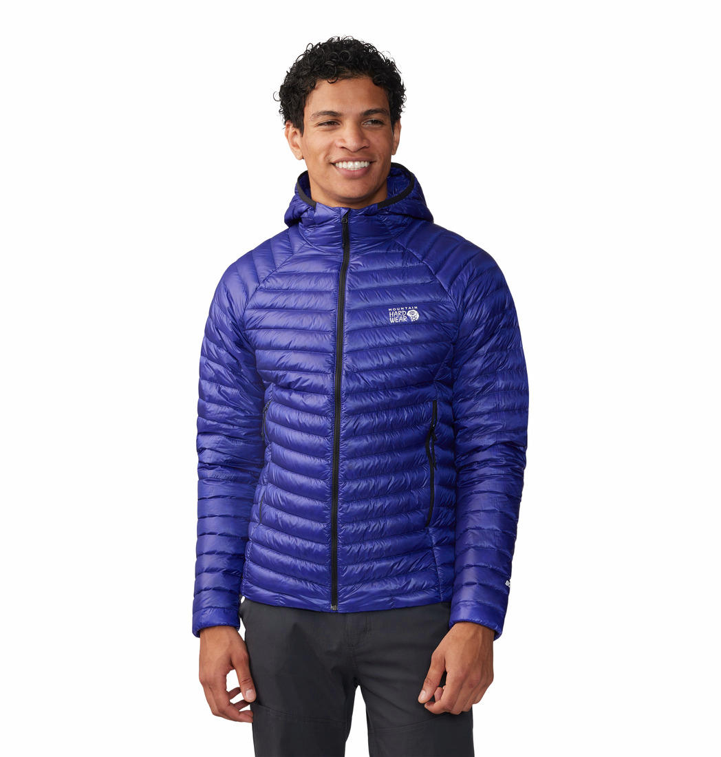 Mountain Hardwear Men Blue Q.Shield Ghost Whisperer Down Jacket