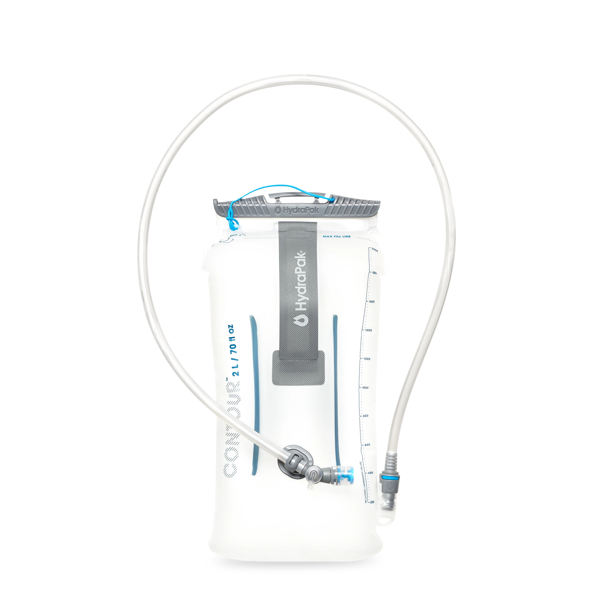 HydraPak Contour 2L hydration reservoir in Clear