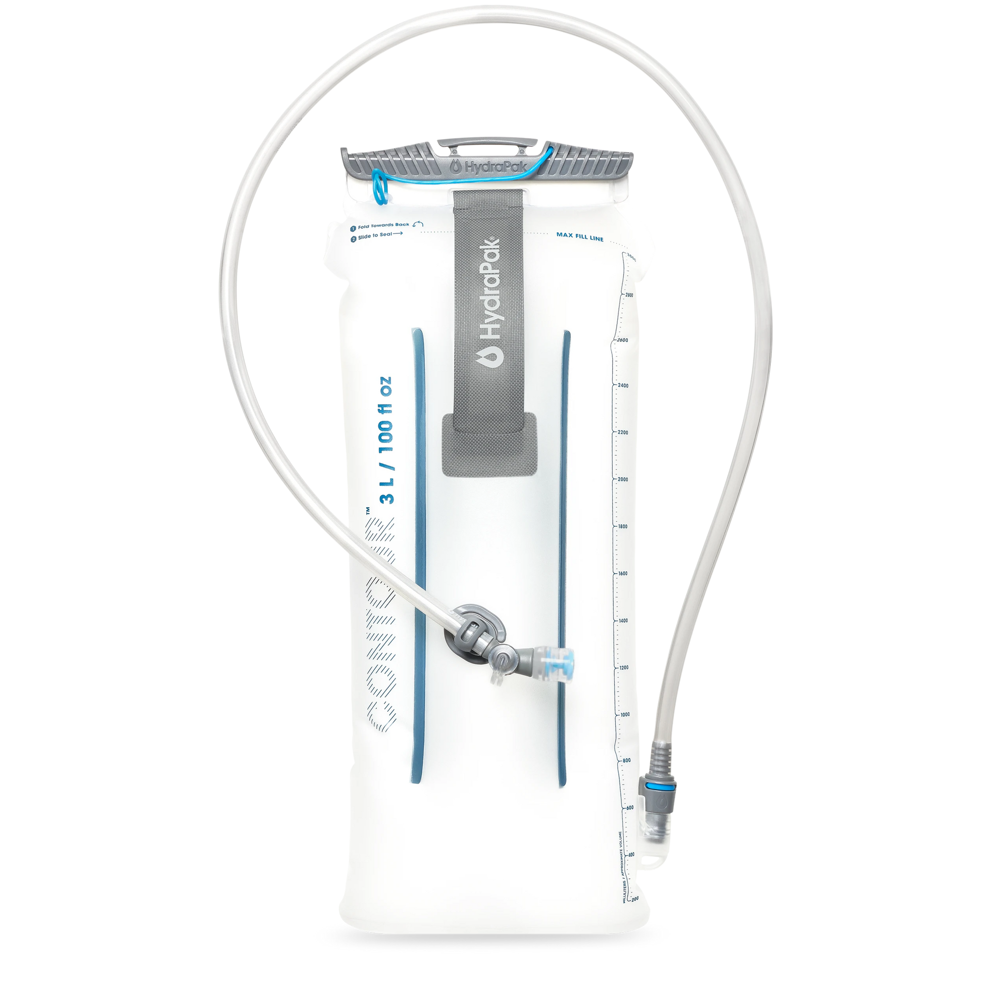 HydraPak Contour 3L hydration reservoir in Clear