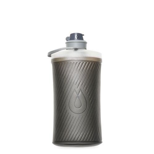 HydraPak Flux 1.5L flexible bottle in Mammoth Grey
