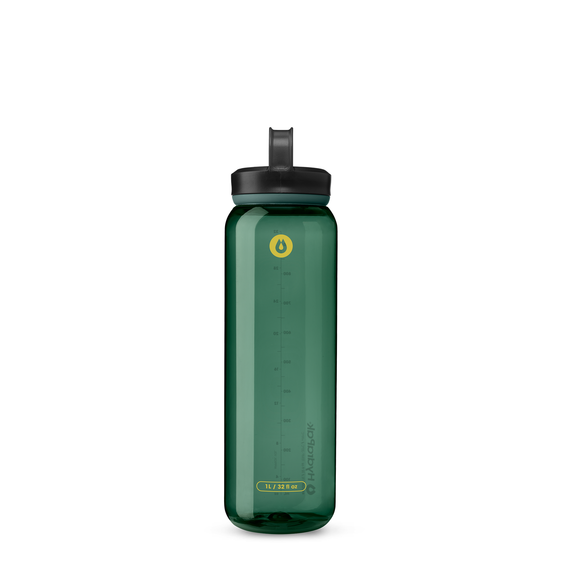 HydraPak RECON Clip and Carry 1L bottle in Aspen Green