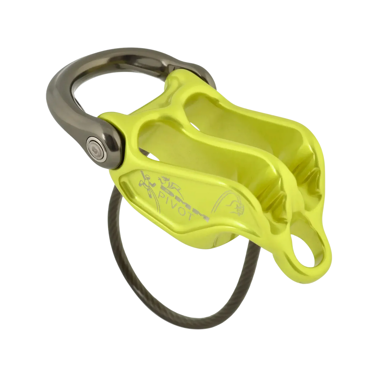 DMM Pivot(Guide Plate) Belay Device - Lime
