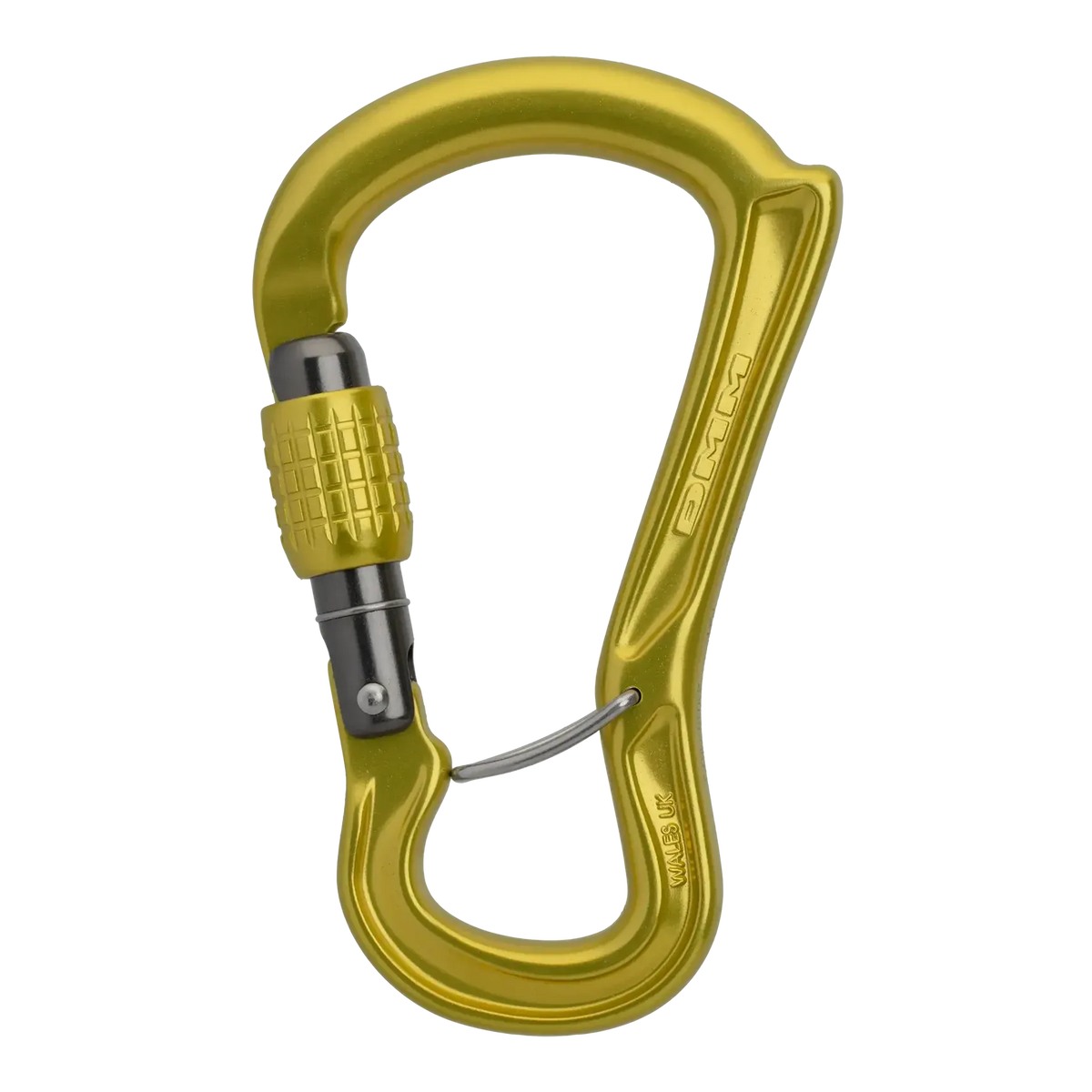 DMM Ceros Screwgate Belay Carabiner - Lime