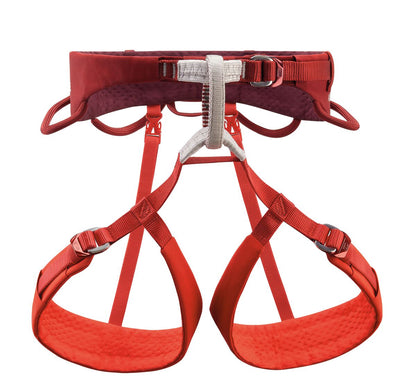 Petzl Adjama harness in Dark Red