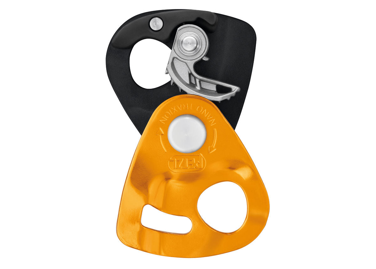 Petzl NANO TRAXION rope installation diagram