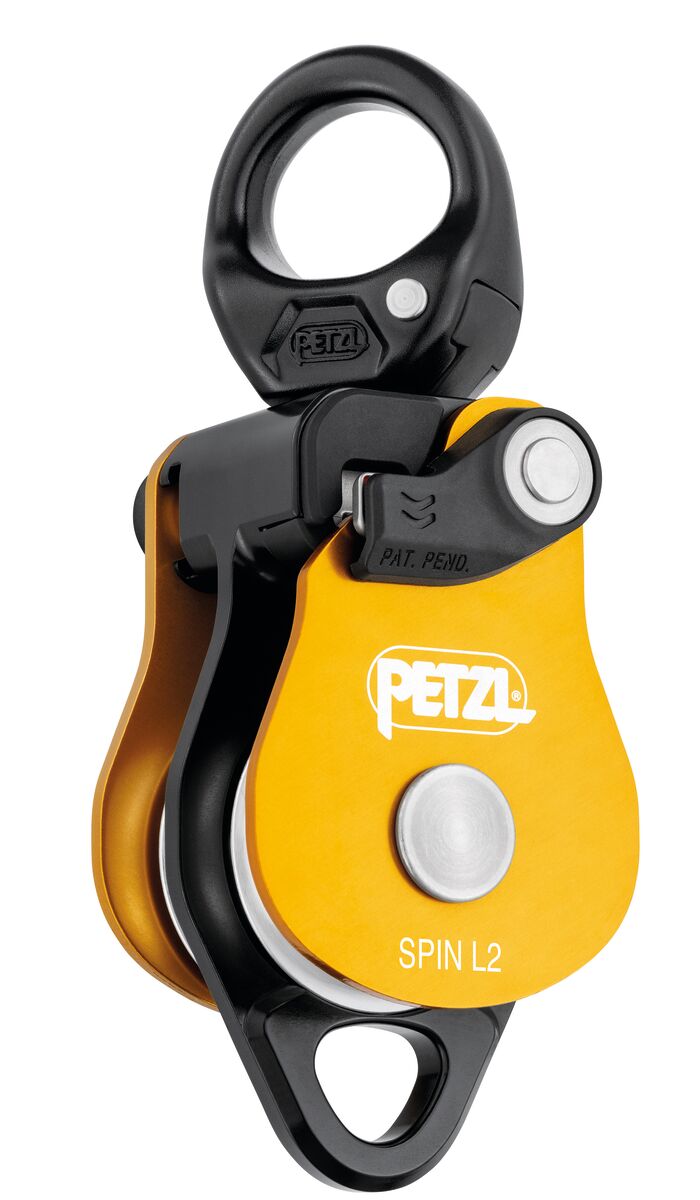 Petzl SPIN L2 high-efficiency double pulley with swivel