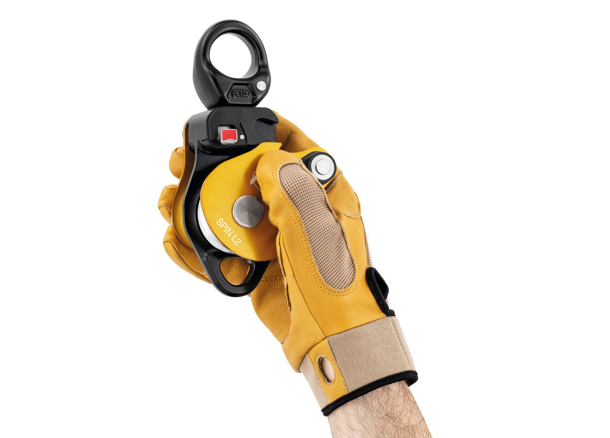 Petzl SPIN L2 rope installation at anchor