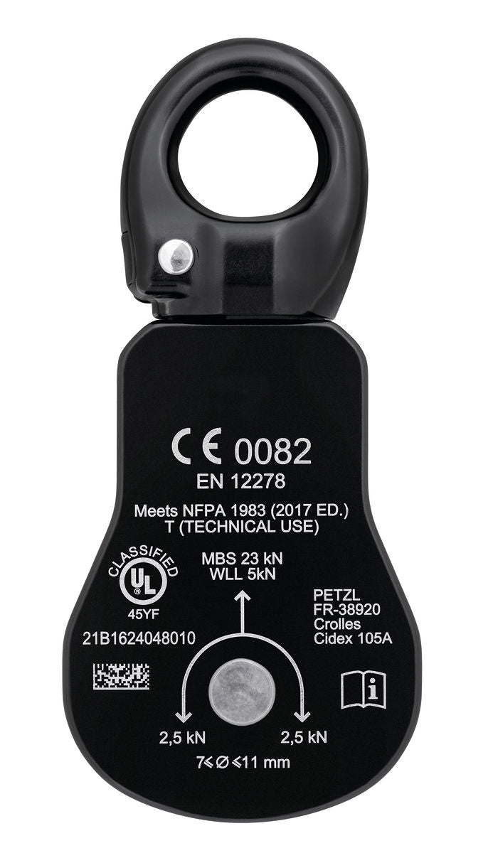 Petzl SPIN S1 triple-action side plate