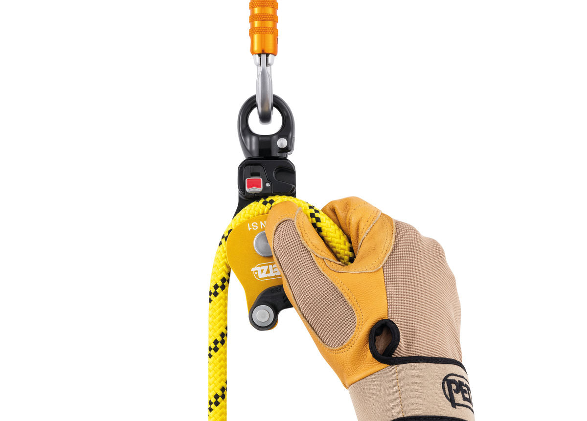 Petzl SPIN S1 red unlocked indicator
