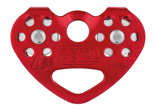 Petzl TANDEM double pulley for Tyrolean traverses