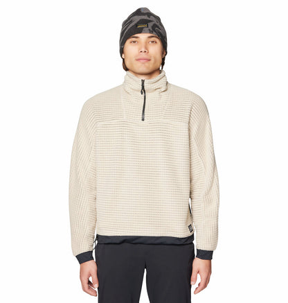 Mountain Hardwear Summit Grid Big Grid Half-Zip Fleece – Beige