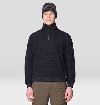 Mountain Hardwear Summit Grid Big Grid Half-Zip Fleece – Black