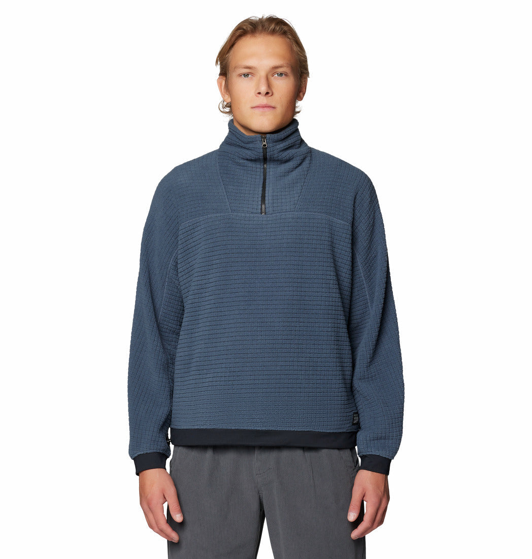 Mountain Hardwear Summit Grid Big Grid Half-Zip Fleece – Blue