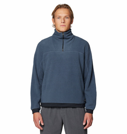 Mountain Hardwear Summit Grid Big Grid Half-Zip Fleece – Blue