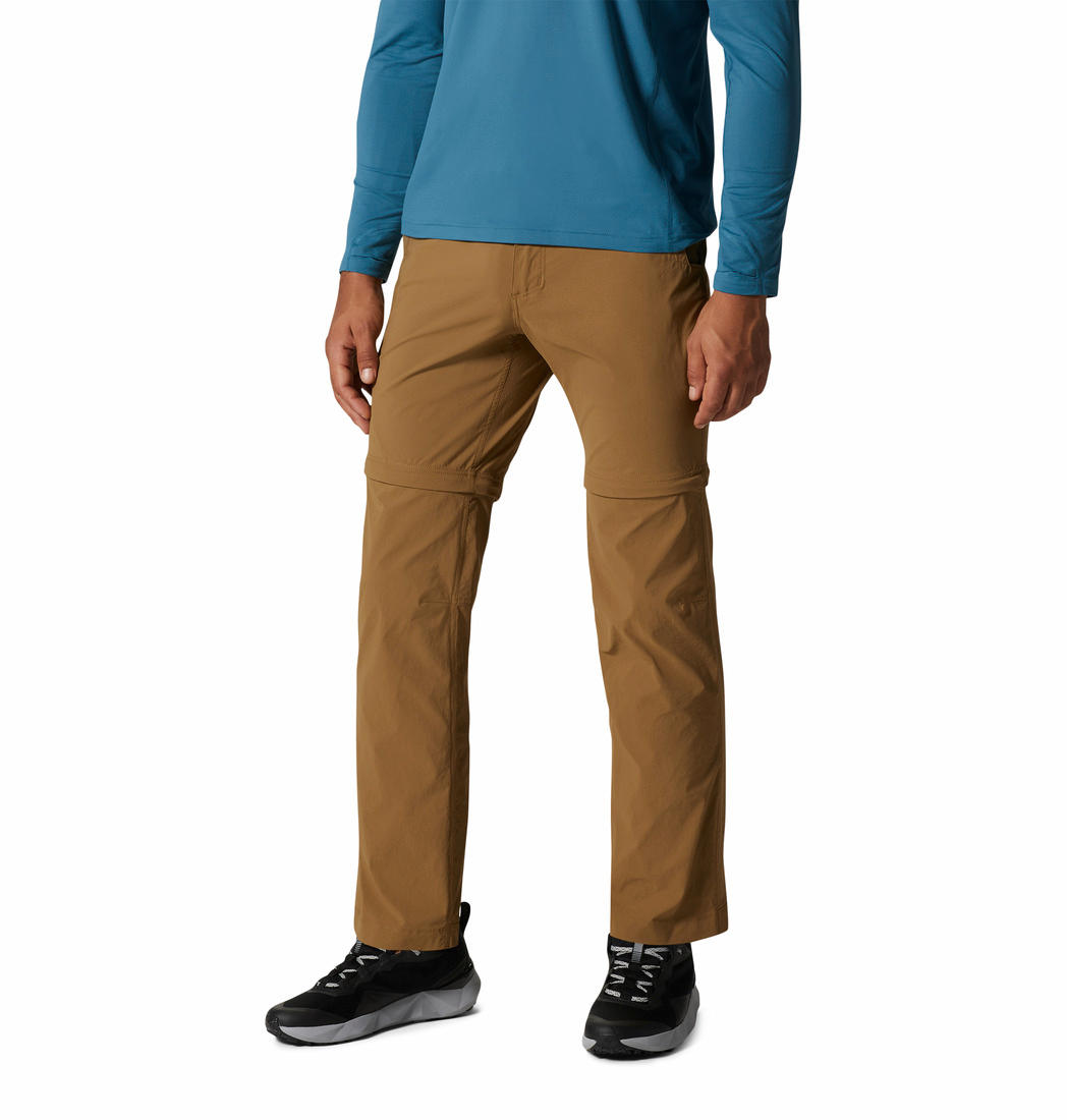 Mountain Hardwear Basin Trek Convertible Pants – Brown