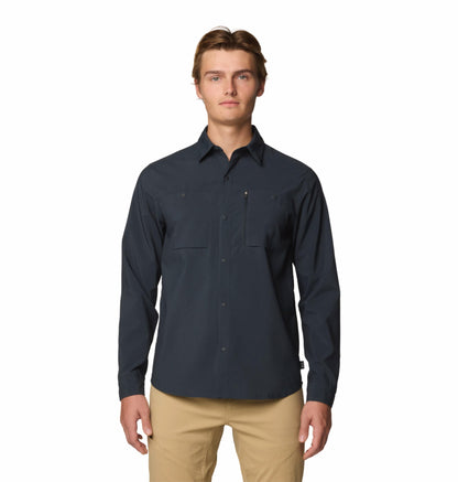 Mountain Hardwear Trail Sender Long-Sleeve Shirt – Grey