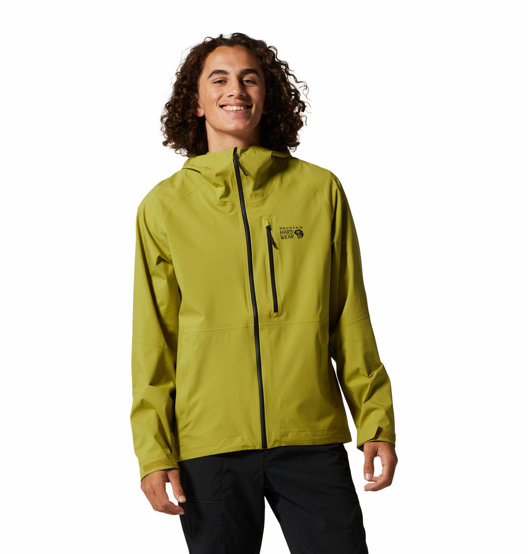 Mountain Hardwear Stretch Ozonic Rain Jacket OM3850 – Yellow